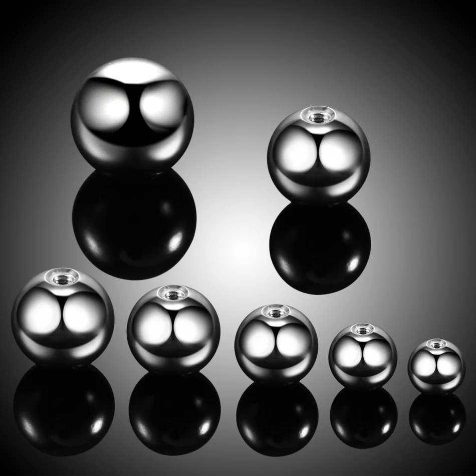 Steel Nipple Piercing Balls for Earrings Nose Ring Eyebrow Boule Piercing Screw Replacement Attachments Rings Balls 100pcs/lot piercing jewelry metal jewelry body jewelry body piercing jewelry