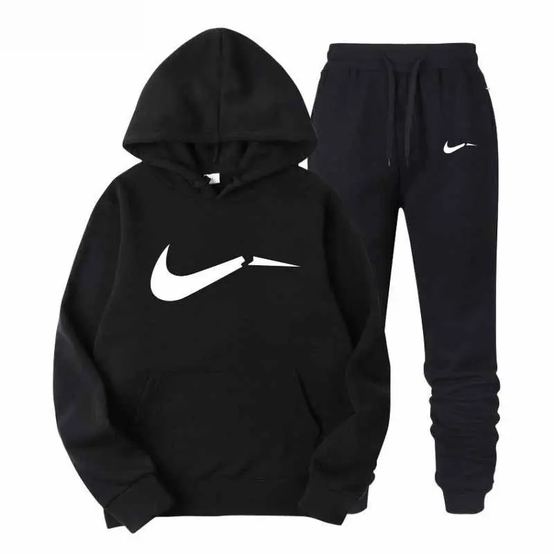 

Fall 2019 new men's hoodies, sport suits, hoodies plain print coats, sweatpants, hoodies + sport pants, m-3xl
