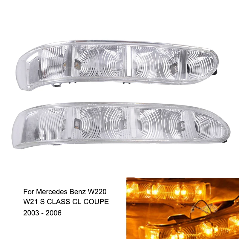 Car Door Side Mirror LED Turn Signal Light Lamp Indicator For Mercedes Benz W220 W215 S CLASS CL