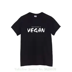 -The Future Is Vegan | Футболка Herbivore Animal Lover безжалостная одежда с круглым вырезом Sunlight Мужская футболка