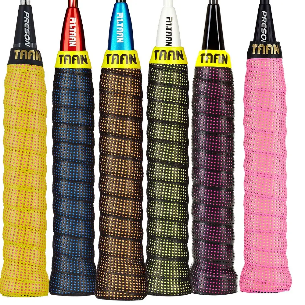 

1pc TAAN TW090 Tennis Racket Grip Stickiness Double Sweatband Overgrip Sweat Punch Grip for Tennis Badminton Racket