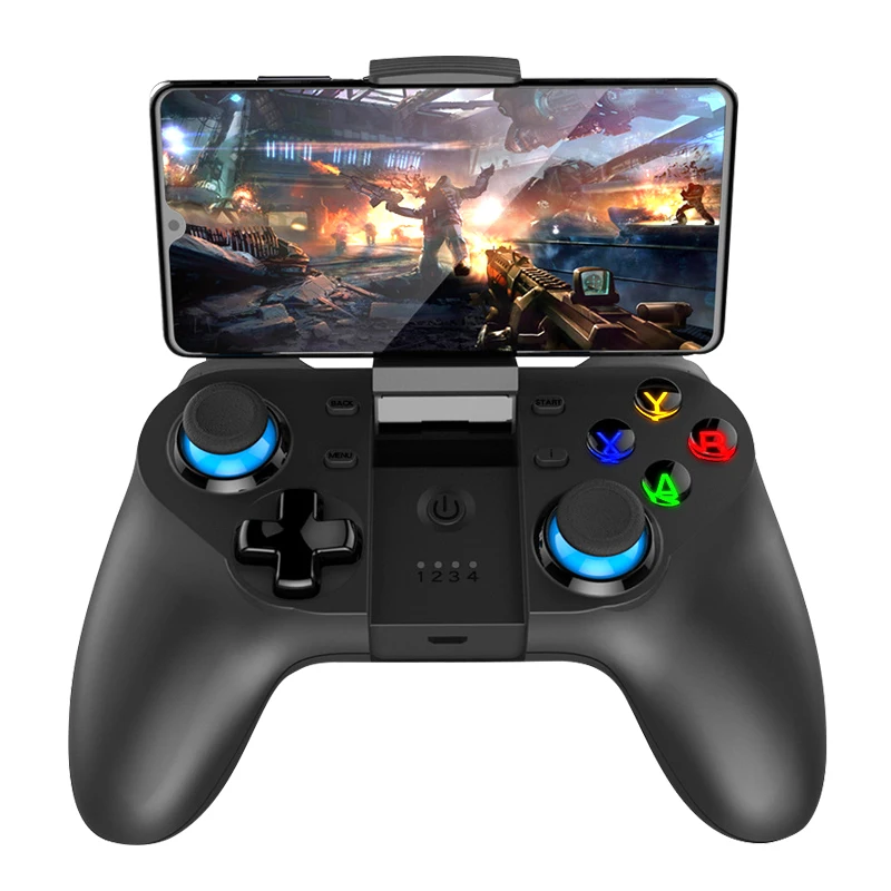 

iPega PG-9129 Bluetooth Gamepad V4.2 Wireless Game Controller Joystick with Adjusted Holder for Android/IOS/ Windows Tablet PC