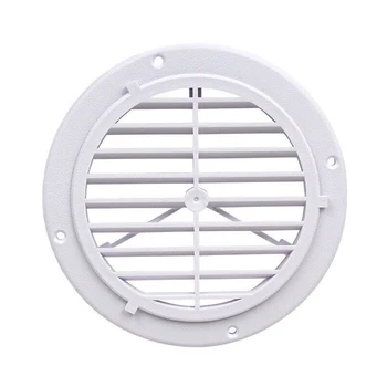 

Circle Air Vent Grill Cover Ducting Ventilation Cover Fly Net Wall Ceiling for Car RV Trailer Caravan Yacht