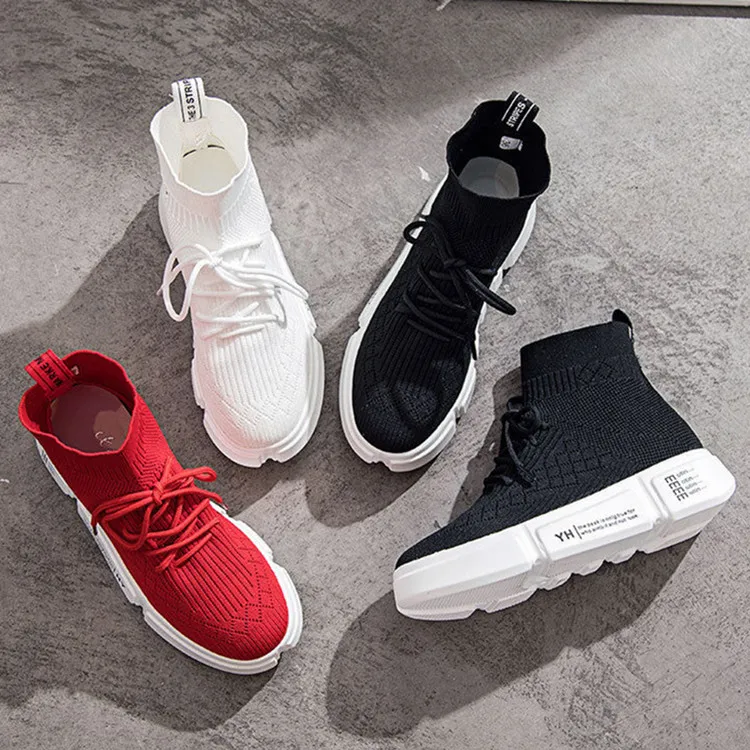 

Women Flats Sneakers Women Casual Shoes Platform Shoes Woman Rubber Pointed Lace Up scarpe donna Ladies Shoes Autumn Fashion 39