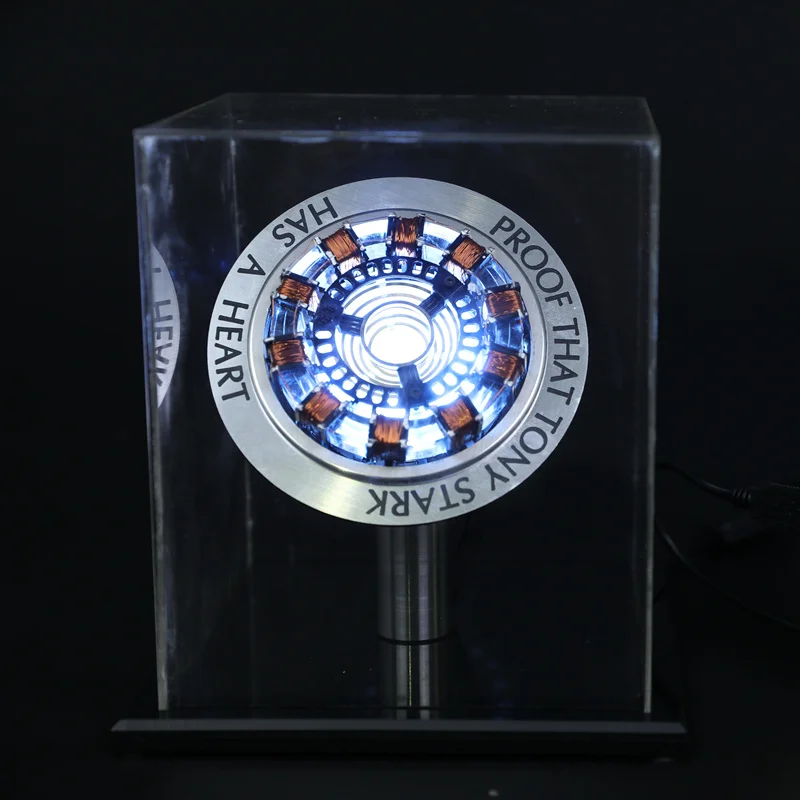 

[Finished Assembled] 1:1 scale Iron Man Arc Reactor A generation of glowing iron man heart model with LED Light Action Figure