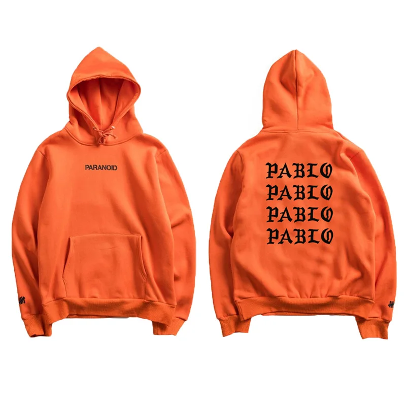 

New Assc Club Brand Hoodie Sweatshirts Men Women Paranoid Letter Print Hoodies Men Kanye West Pablo Hooded Anti Social Hoody