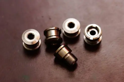 Titanium TC4 Chainring Bolt Chainwheel Ti Screws set for Brompton bike Crankset