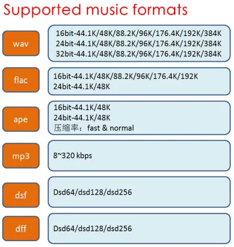 FPGA без потерь высокой четкости музыки HiFi Цифровой плеер AK4490 декодирование DSD256