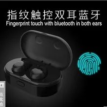 Водонепроницаемые, с отпечатком пальца, сенсорные, новые наушники, для плавания, для бега, настоящие, беспроводные, TWS, два уха, bluetooth, гарнитура, мини, super smal