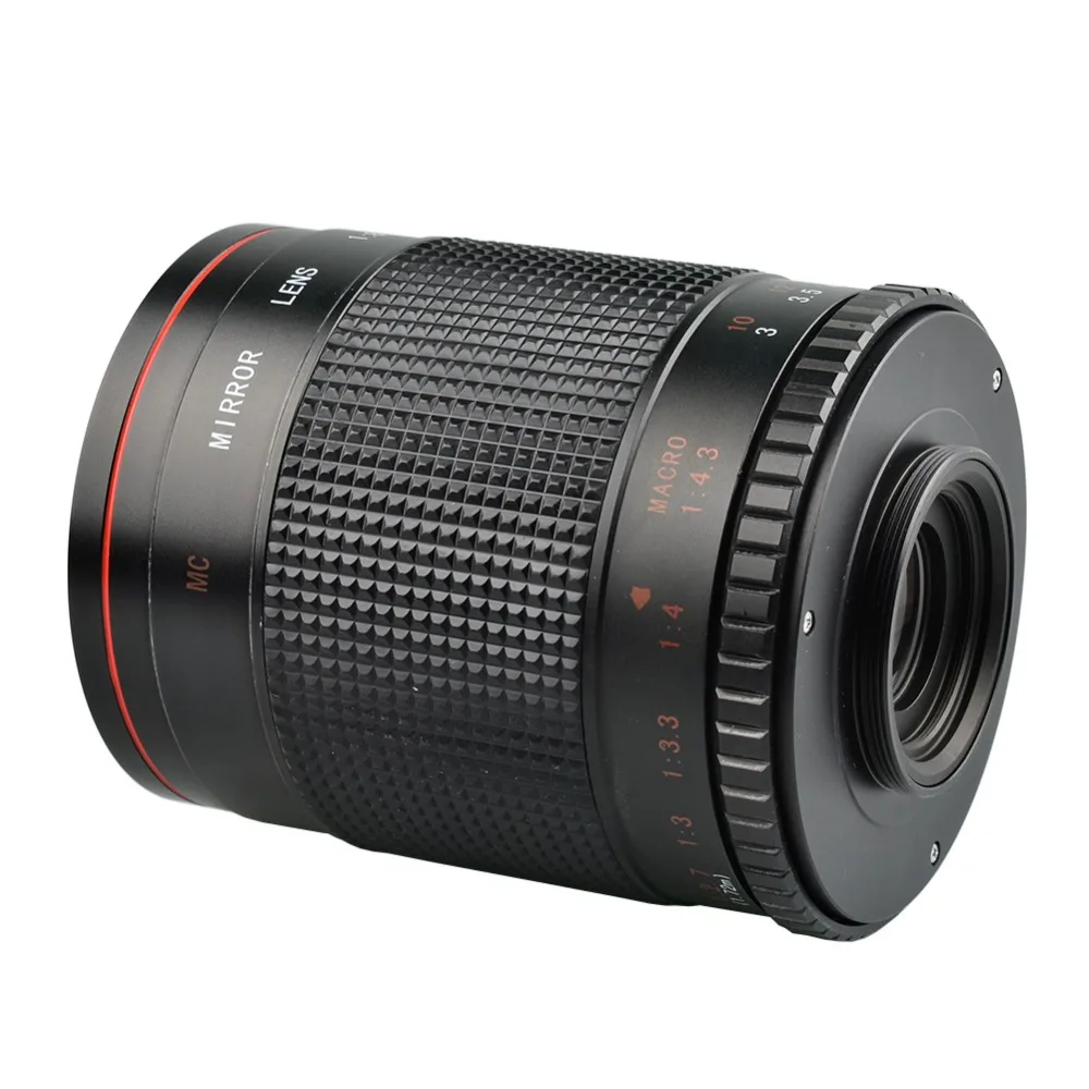 Руководство 500 мм F8 телефото объектив зеркала с T2 переходное кольцо для Canon 80D 77D 70D