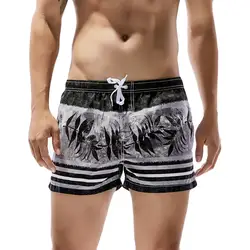 LINDICS бренд быстрое высыхание пляжные шорты Плавки мужские пляжные короткие бермуды Masculina De Marca Homme для серфинга Бег Плавание D1