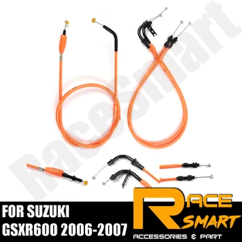 

Motorcycle Throttle Line Clutch Cable Steel Wire Set For SUZUKI GSXR600 2006 2007 GSXR-600 GSXR 600 GSX- 600R