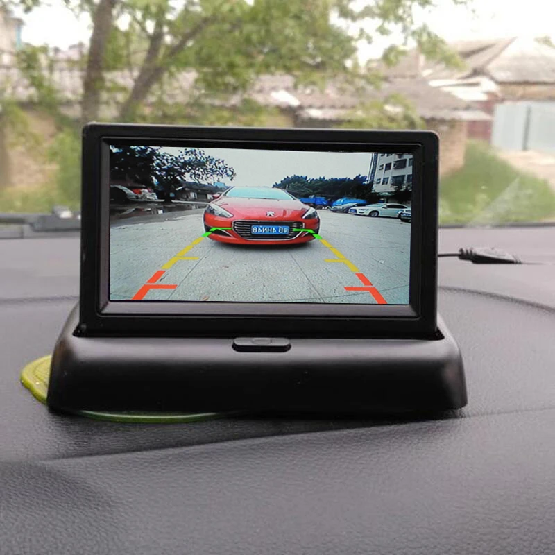 Blchc 3 в 1 беспроводная автомобильная камера заднего вида монитор дисплей Видео система, складной автомобиль складной монитор с парковкой