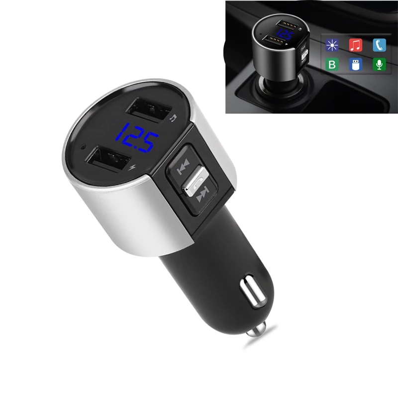 Car FM Transmitter Aux Wireless Bluetooth Mp3 Audio Player Car