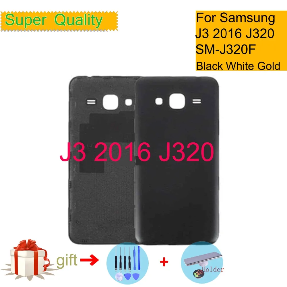 Корпус для Samsung Galaxy J3 2016 J320 SM- J320A J320F J320M J320FN Крышка батарейного отсека задняя