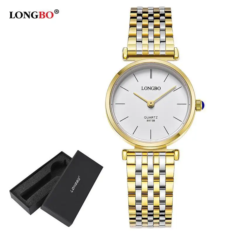 As PictureLady Box Модные часы Longbo luguary Lovers, классические Водонепроницаемые Мужские Женские часы в деловом стиле, очаровательные аналоговые наручные часы - Цвет: As PictureLady Box