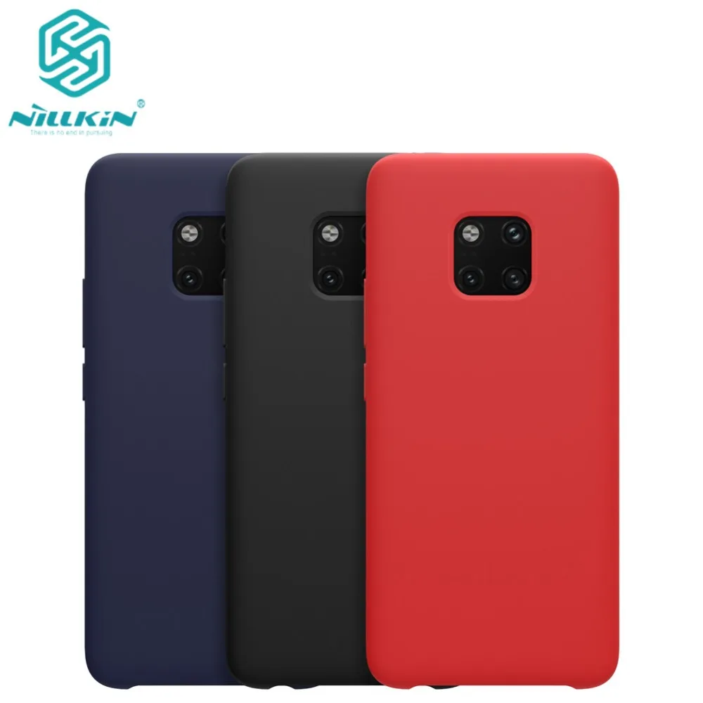 

10pcs/lot Wholesale NILLKIN Flex Pure CASE For Huawei mate 20 pro Liquid Silicone Rubber Shockproof Phone Case