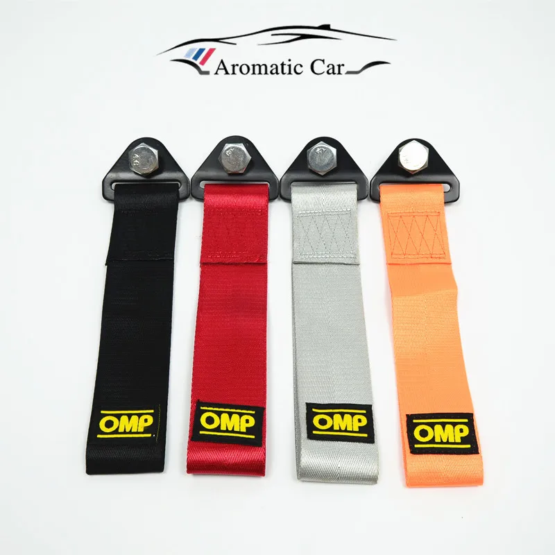 High strength nylon OMP Towing Rope Racing Car Universal Tow Eye Strap
