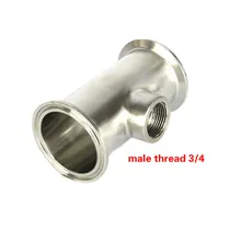 304 трёхходовой клапан из нержавеющей стали для домашнего пивоварения, БЫСТРОРАЗЪЕМНАЯ пивная колонка, 3/4 наружная резьба