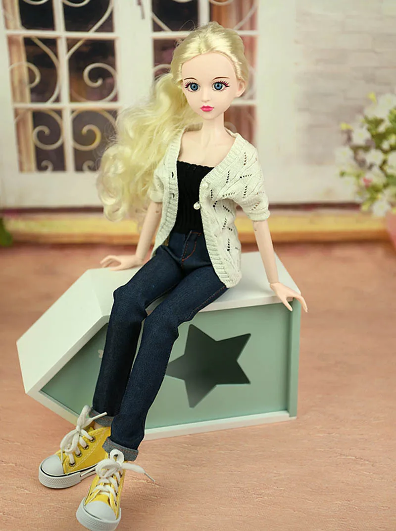 1/4 BJD Обнаженная кукла Синьи 3D настоящие глаза обнаженные 46 см Оригинальная кукла тело двойное колено локтевое соединение макияж кукла для косплея DIY куклы