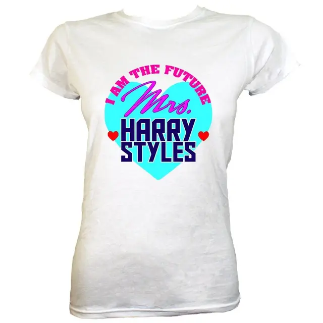 The Future Mrs Harry Styles Women S White T Shirt 2017 Summer The Future Mrs Harry Styles Women S White T Shirt 2017 Summer Harajuku Brand