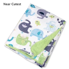 Детские Одеяла новорожденных Одеяло Обертывающая пеленка супер мягкий ворс получения Одеяло зима Манта Bebe cobertor 102x76 см