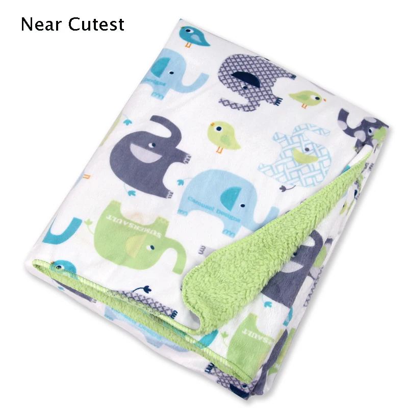 

Baby Blankets newborn blanket swaddle wrap Super Soft nap receiving blanket winter manta bebe cobertor 102x76cm