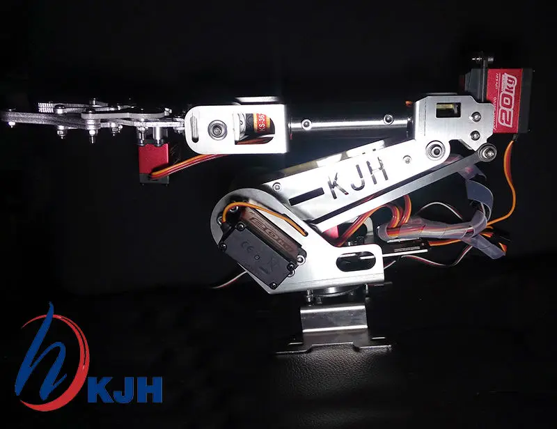 Полностью Собранный 6 оси механических Роботизированная рука зажим металлический цифровой сервопривод мотор для Arduino, малина mo