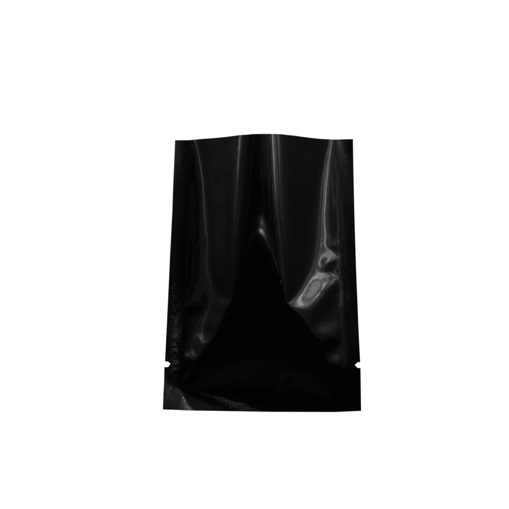 

9*13cm Black Aluminum Foil Packing Pouch Flat Open Top Food Vacuum Storage Pouch Mylar Package Packaging Bag 100pcs/lot