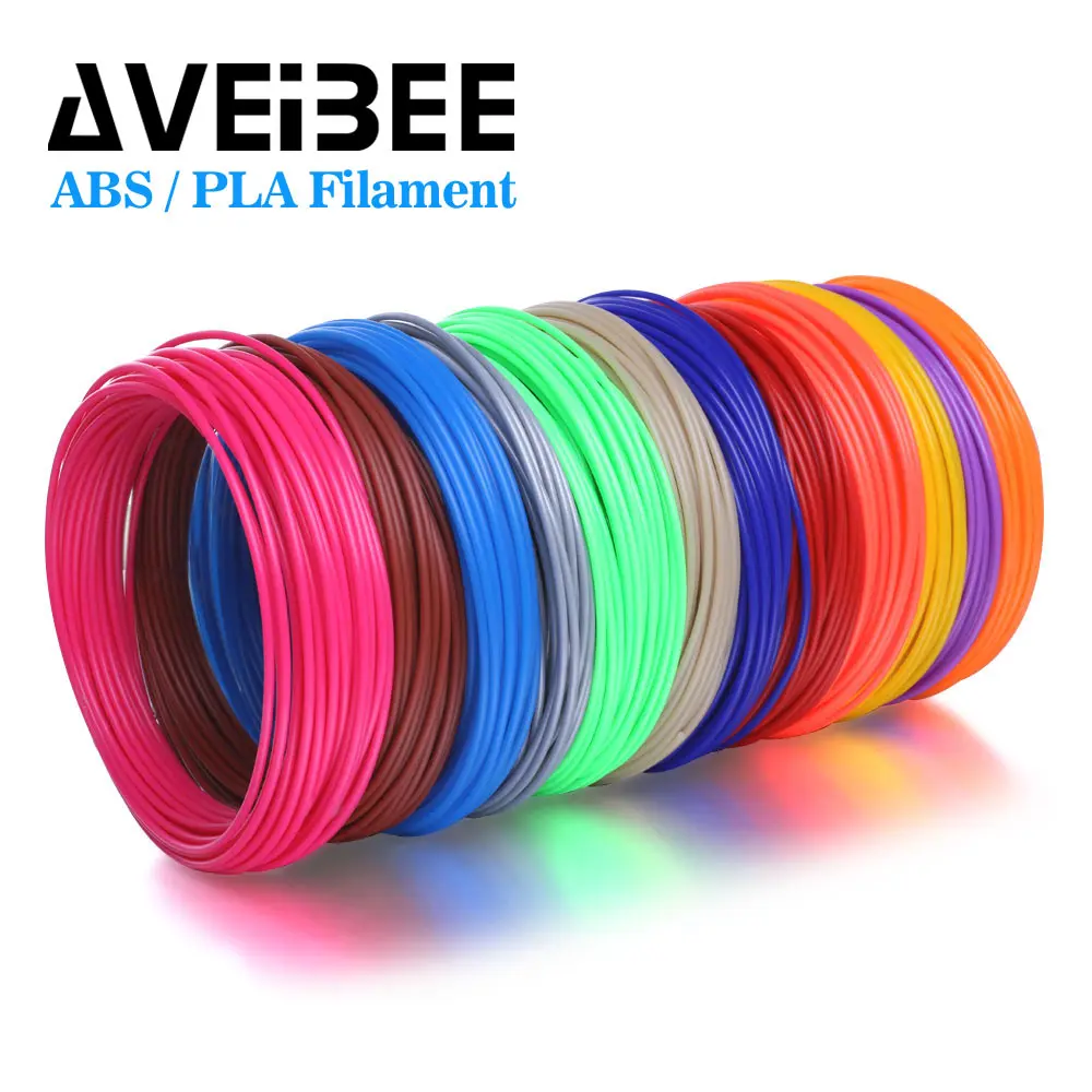 

Use For 3D Drawing Pen 50/100/200 Meter 1.75MM ABS PLA Filament Threads Plastic 3 d Printer Materials For Kid Toys Gifts