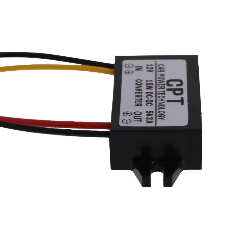 

12V to 5V 3A 15W Car Led Display Power Supply Universal DC to DC Converter Regulator Car Electronic Accessories