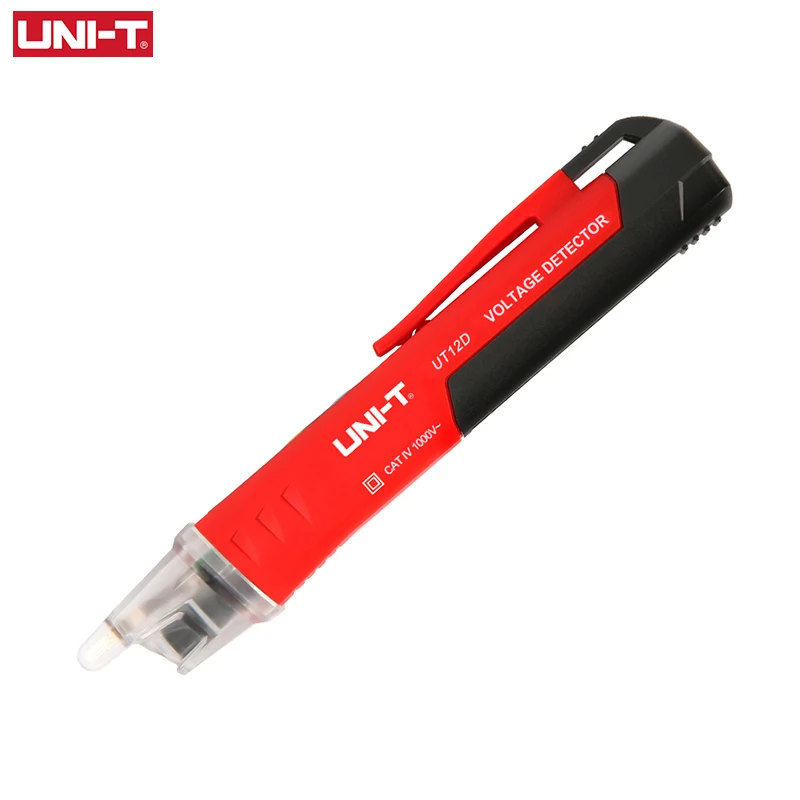 UNIT UT12 Pro AC Voltage Detector Non Contact Voltage Pencil Stick 12V-1000V Socket Wall Electric Power Sensor Tester Pen LED