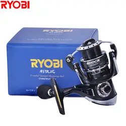 RYOBI Shock 7 + 1BB спиннинговые Катушки 1000-4000 Размер 5,0: 1 5,1: 1 Перетащите мощность 2,5 кг 5 кг Рыболовная катушка De леска для рыбалки Рыбалка en Mer