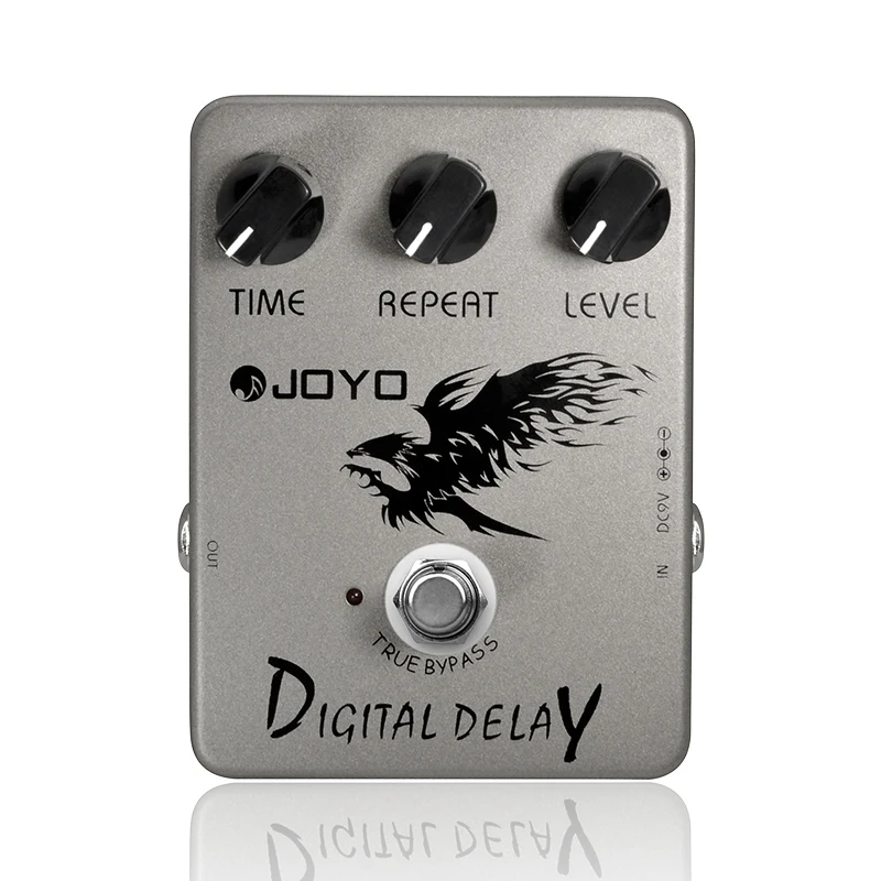 

Digital Delay Guitar Effect Pedal Time Delay Repeat Level Adjustment Close To Analog Delay 25ms-600ms Delay Range Joyo JF-08