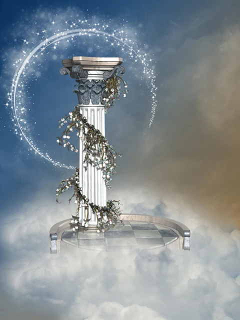 Paradise heaven photography backdrop fairy tale photo