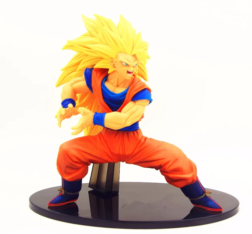 LSY Dragon Ball Z Супер Saiyan 3 Сон Гоку ПВХ фигурка Коллекционная модель игрушки см 18 Лидер