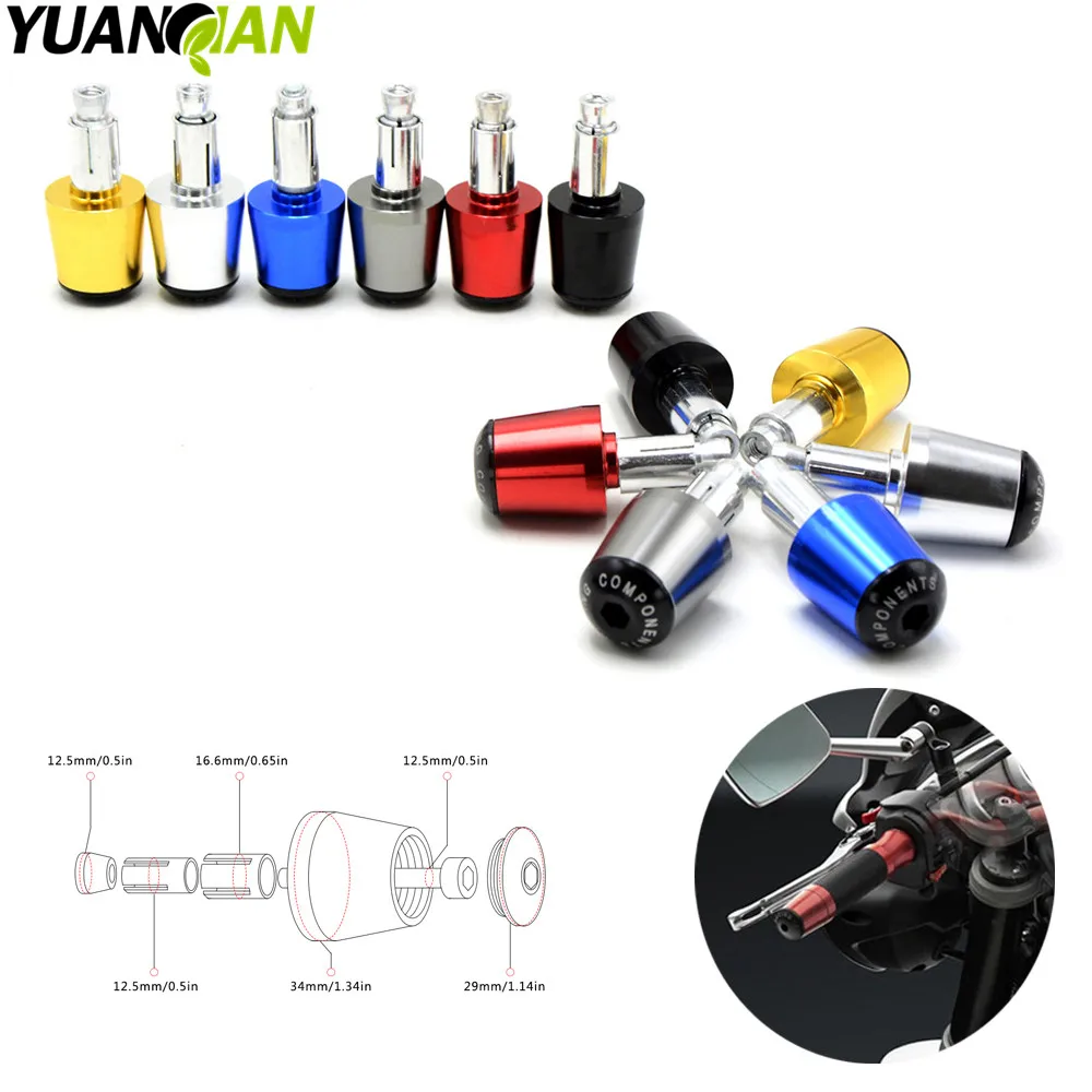 

Motorcycle CNC 7/8'' Handle Bar End Handlebar Grips Cap for BMW F800ST F650GS F650 GS F 650GS 2008-2012 2009 2010 2011 KTM SX