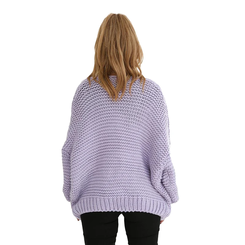 Kostlich 2018 New Arrival Women Solid  Color Cardigans Sweater High Quality Full Sleeves Open Stitch Knitted Streetwear  (33)