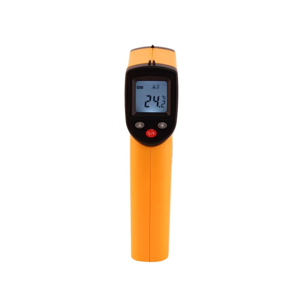Бесконтактный цифровой ЖК-Инфракрасный термометр пистолет ИК лазерная точка тепловая инфракрасная температура изображения ручной измеритель пирометр