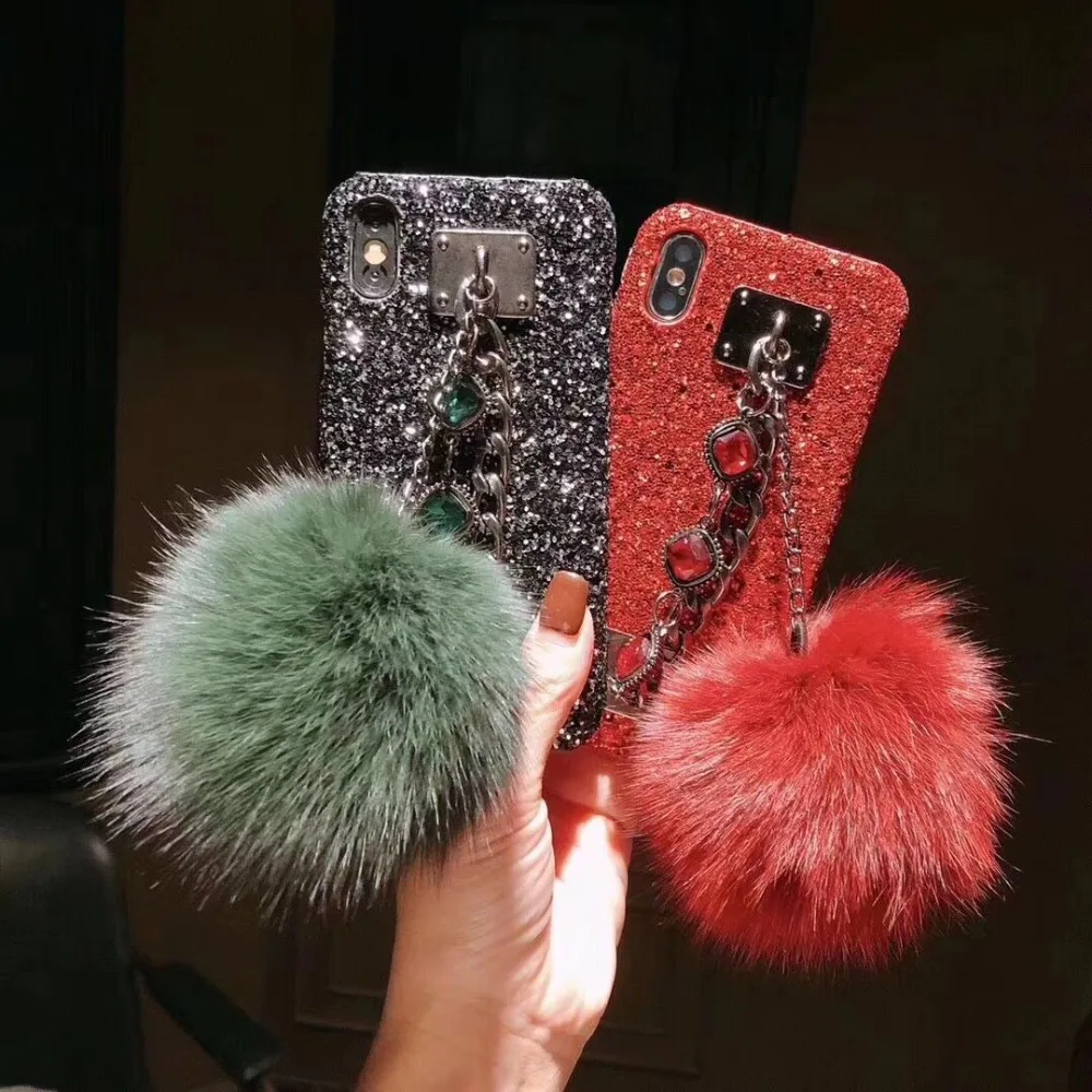 Hazy beauty For iPhone X XS Max XR Case Luxury Glitter Jewelled Pattern Phone Hard Cases iphone 6S 7 8 plus Back Cover |