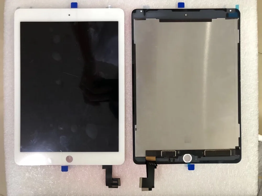 Новый для Apple iPad Air 2 6 сменный ЖК-дигитайзер сенсорный экран белый Origina A1566 A1567 |