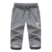 Ancient Star Summer Wide Leg Straight The pocket zipper Casual Loose Men Pants Male 7 minutes sweatpants joggers#AKQL7095