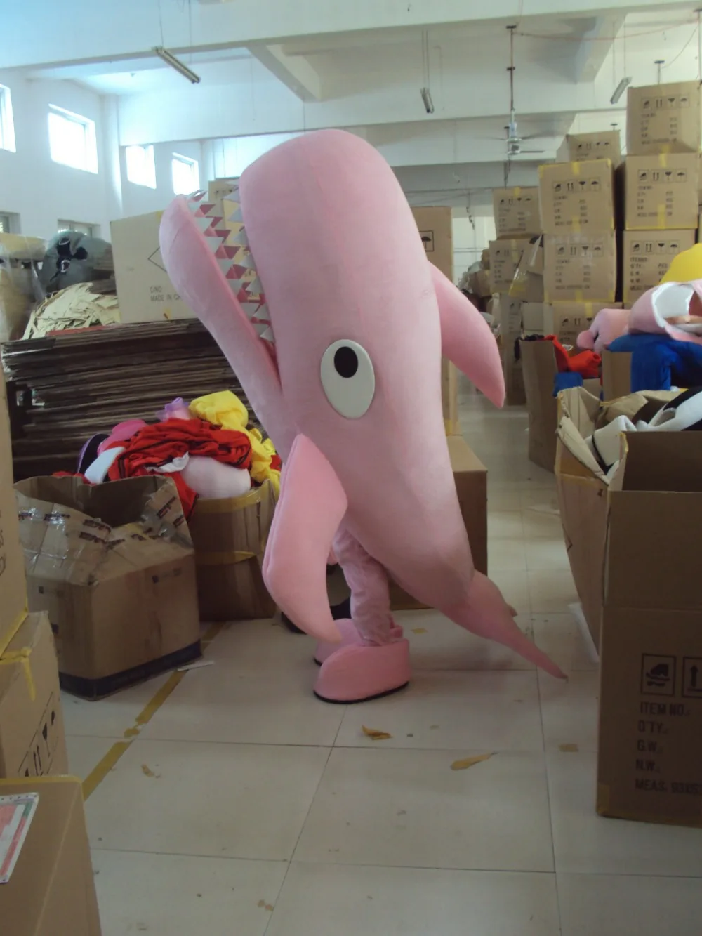 New Mascot Costume Adult Character Costume Mascot As Fashion Freeshipping Cosplay Pink Shark