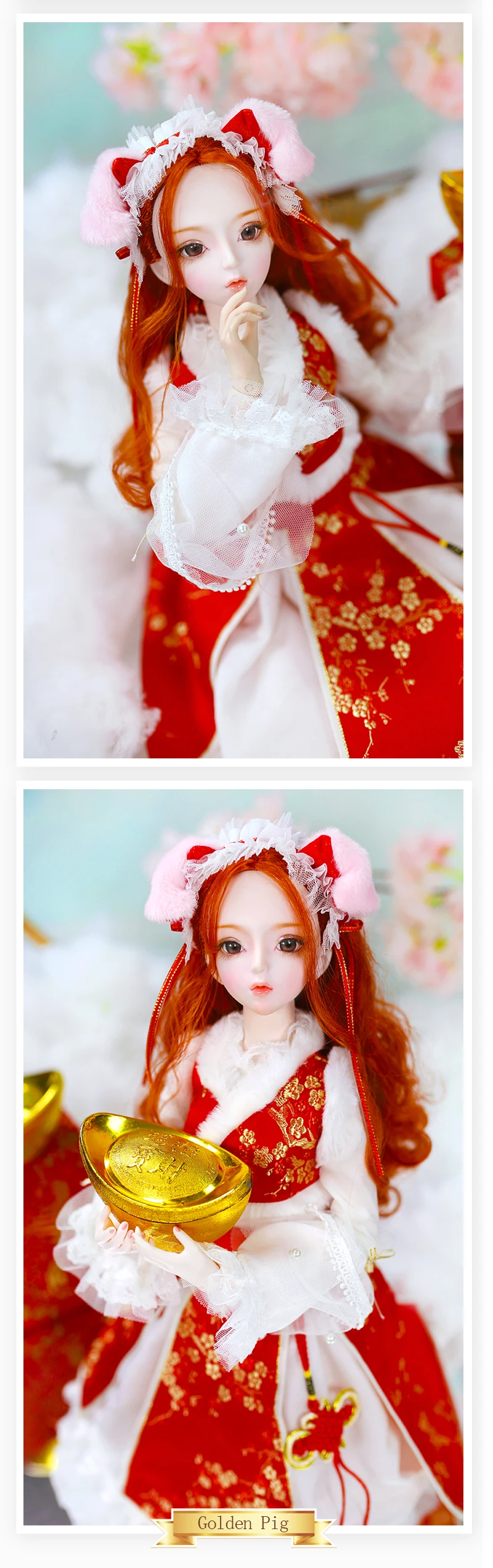 DBS 1/3 BJD Macchiato, ChengMingLan 12 Китайский Зодиак механические соединения тела, включая волосы, глаза, одежда 62 см высота девочек ледяной, SD