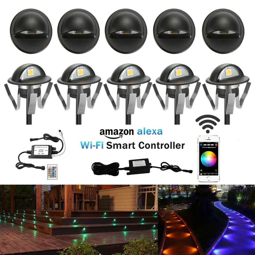 10 шт. RGB многоцветный Wi Fi контроллер таймер черный полулунный 35 мм светодиодный