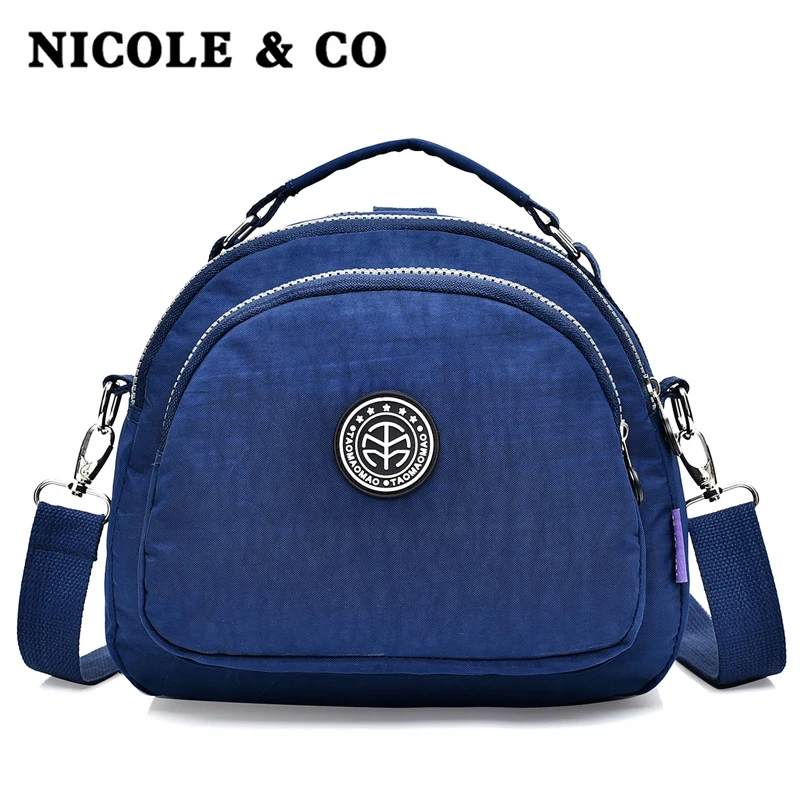 

NICOLE & CO 2019new style bagWaterproof nylon bag new single-shoulder bag single-shoulder slant bag cloth ba