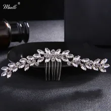 Miallo австрийский кристалл камень гребни для волос модные украшения для волос аксессуары Форма пшеницы заколки для волос шиньоны для дома для женщин