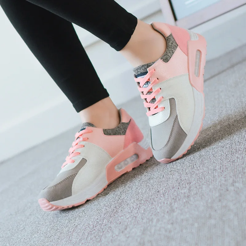 

Dropshipping 2019 Leather Shoes Handmade Tenis Feminino Casual Shoes Women Lace Up Sneakers Fashion Flats Vulcanized Women Shoes