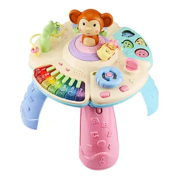 

Baby Toys Musical Learning Table Early Education Music Activity Center Game Table Toys For Boys Girls Lighting Sound Gifts