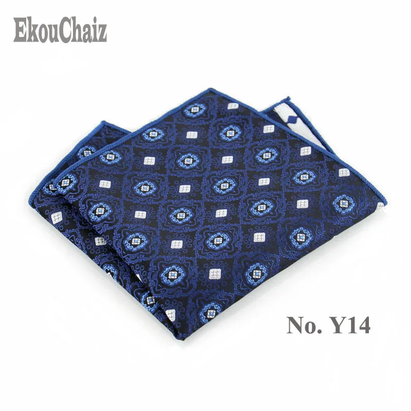  Fashion Pocket Square Shirt Accessories Ties For Men Paisley Square Kerchief Colored Chest Napkin S